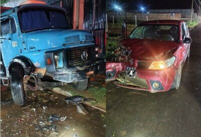 Imagem da notícia Motorista bêbado é preso após bater em caminhão estacionado em Paraíso das Águas